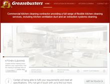 Tablet Screenshot of greasebusters.co.uk